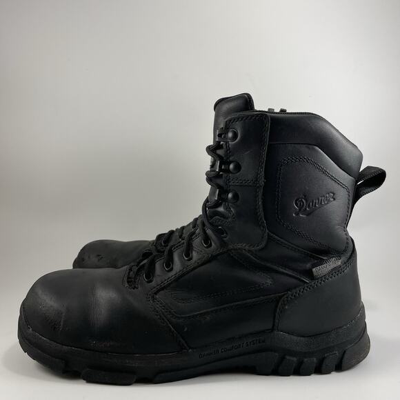 Danner Lookout EMS/CSA Side-Zip 8" Non-Metallic Toe NMT Boot Mens Size 10.5 D - Picture 3 of 12